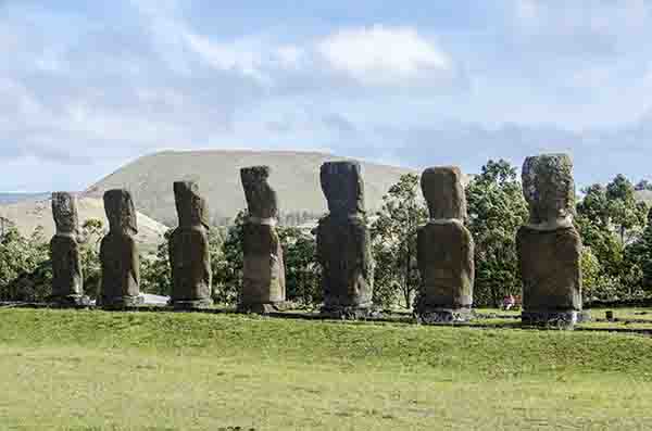 105 - Chile - isla de Rapa Nui o Pascua - Ahu Akivi